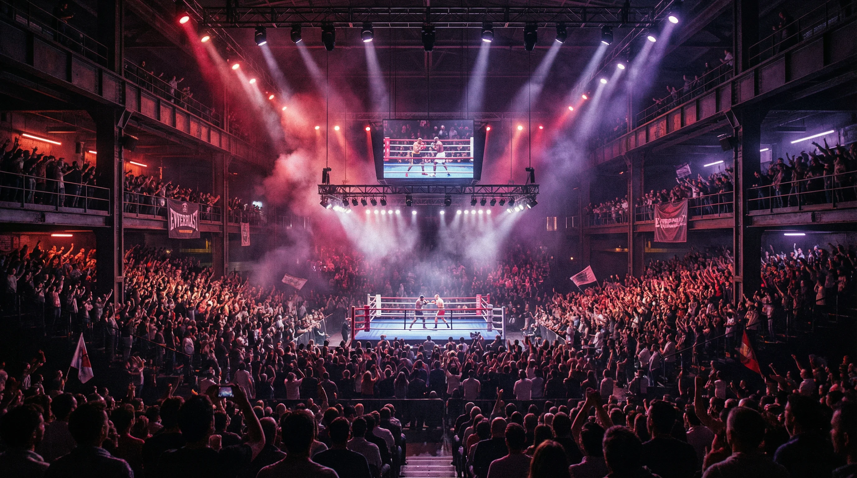 克劳福德 vs 阿尔瓦雷斯 赛场全景 | bsport必一